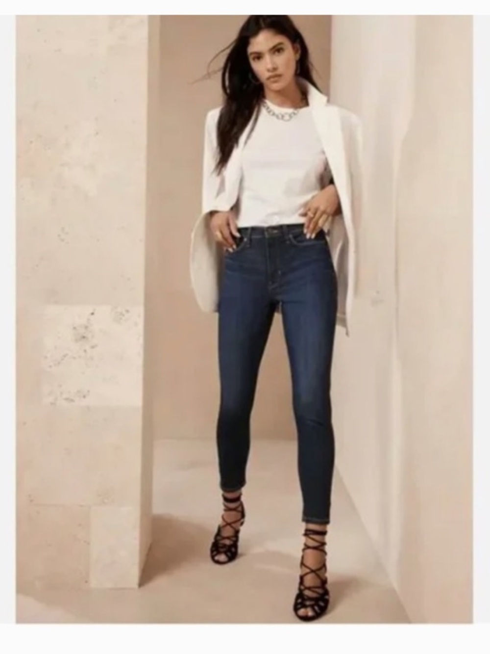 Banana Republic Dark Indigo Skinny Jeans